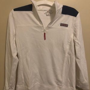 Vineyard Vines 3/4 Length American Flag Pullover